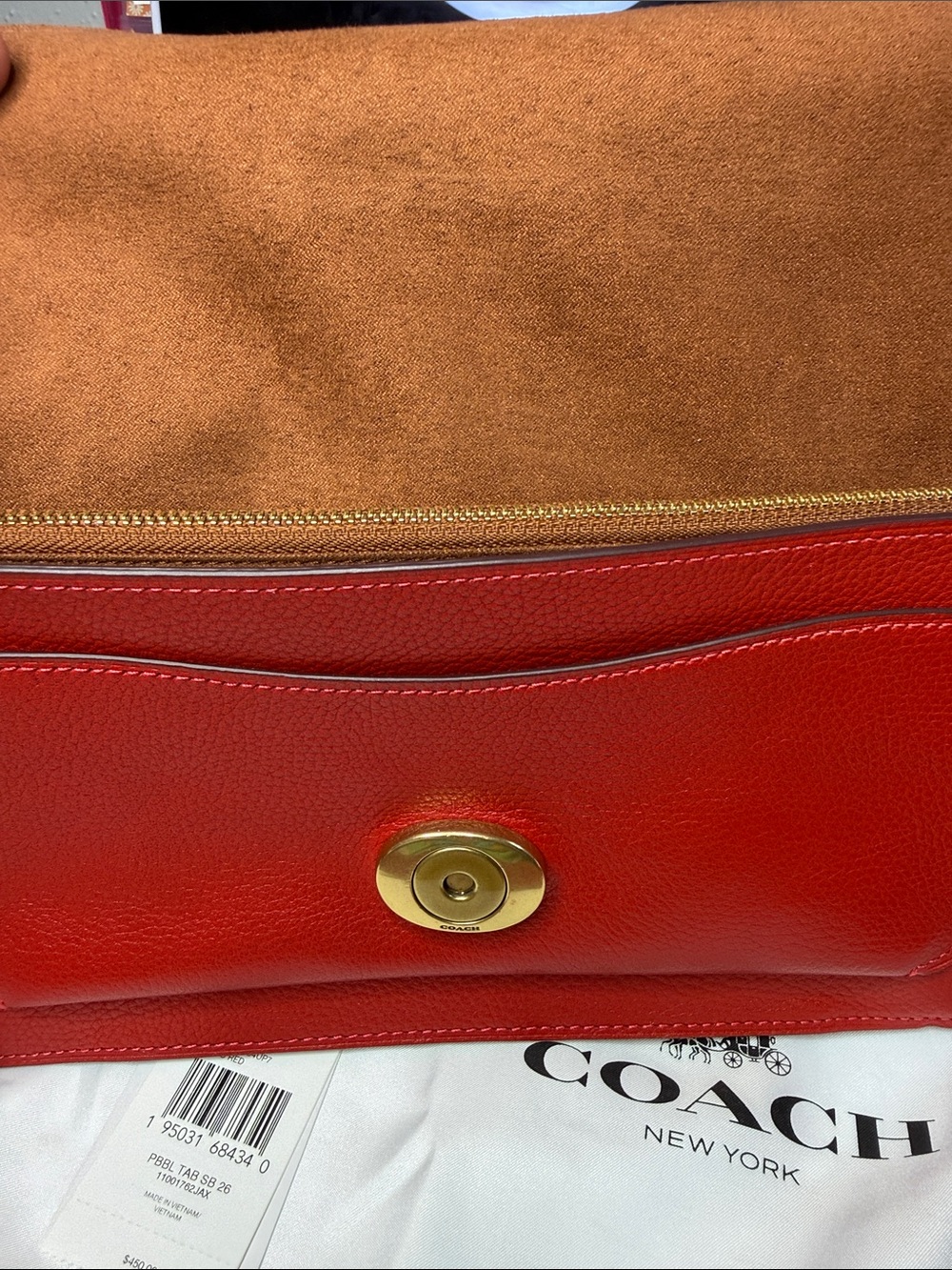 Coach VINTAGE TABBY 26 Shoulder bag Bold Red - Picture 11 of 15